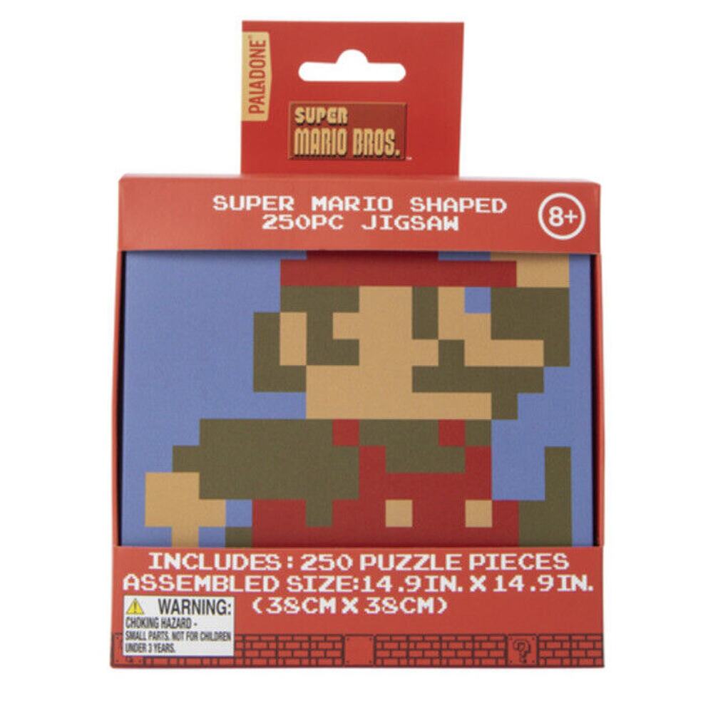 🔥Nintendo SUPER MARIO 250-PCJIGSAW PUZZLE TIN BOX (Super Mario Shaped) BNIB🔥